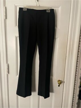 Women's Black Straight-Leg Dress Trousers